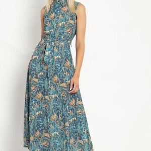 BNWT - WOODNOTES MAXI SHIRT DRESS - Size 10